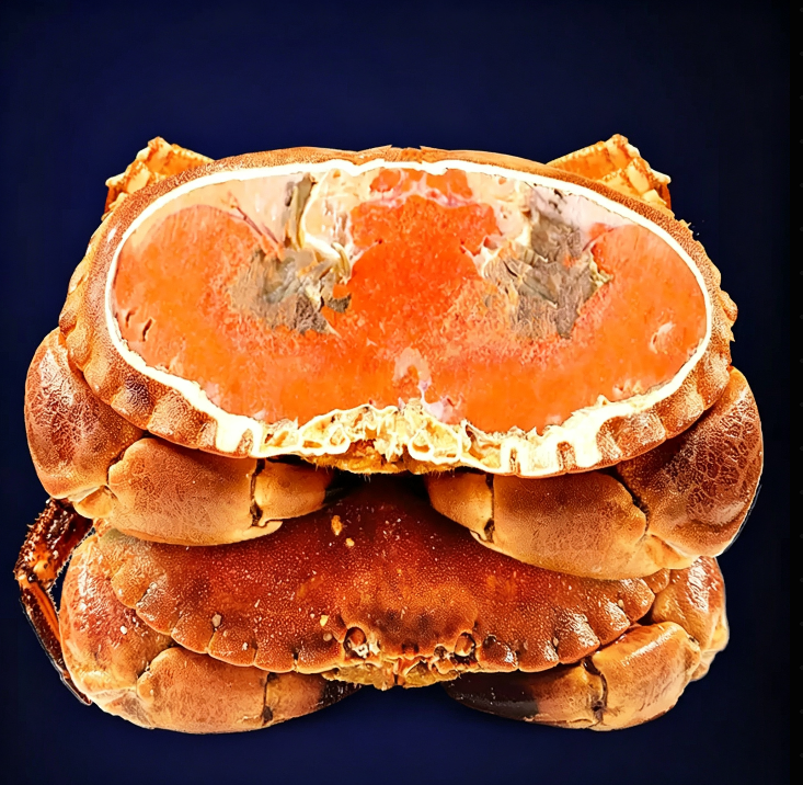 Frozen Cooked Brown Crab
